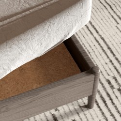 vidaXL Estera para colchón de fibra de coco 80x200 cm