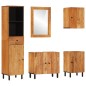 vidaXL Conjunto de armarios de baño 5 piezas madera maciza de acacia vidaXL Conjunto de armarios de baño 5 piezas madera maciza de acacia