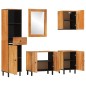 vidaXL Conjunto de armarios de baño 5 piezas madera maciza de acacia vidaXL Conjunto de armarios de baño 5 piezas madera maciza de acacia
