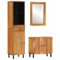 vidaXL Conjunto de armarios de baño 3 piezas madera maciza de acacia vidaXL Conjunto de armarios de baño 3 piezas madera maciza de acacia