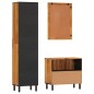 vidaXL Conjunto de armarios de baño 3 piezas madera maciza de acacia vidaXL Conjunto de armarios de baño 3 piezas madera maciza de acacia