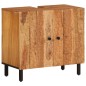 vidaXL Conjunto de armarios de baño 3 piezas madera maciza de acacia vidaXL Conjunto de armarios de baño 3 piezas madera maciza de acacia