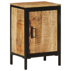 vidaXL Mueble de baño madera maciza de mango y hierro 40x30x60 cm