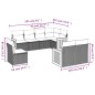 vidaXL Set de sofás de jardín 8 pzas y cojines ratán sintético gris vidaXL Set de sofás de jardín 8 pzas y cojines ratán sintético gris
