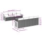 vidaXL Set de sofás de jardín 8 piezas y cojines ratán sintético negro vidaXL Set de sofás de jardín 8 piezas y cojines ratán sintético negro