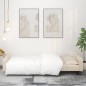 vidaXL Sofá cama de 2 plazas con dos almohadas terciopelo color crema vidaXL Sofá cama de 2 plazas con dos almohadas terciopelo color crema