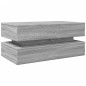 vidaXL Mesa de centro con luces LED gris Sonoma 90x50x40 cm vidaXL Mesa de centro con luces LED gris Sonoma 90x50x40 cm