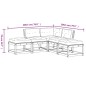 vidaXL Set de sofás jardín 5 pzas con cojines madera pino impregnada vidaXL Set de sofás jardín 5 pzas con cojines madera pino impregnada