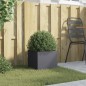 vidaXL Jardinera de acero laminado en frío antracita 32x30x29 cm vidaXL Jardinera de acero laminado en frío antracita 32x30x29 cm