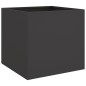 vidaXL Jardinera de acero laminado en frío negro 42x40x39 cm vidaXL Jardinera de acero laminado en frío negro 42x40x39 cm