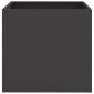 vidaXL Jardinera de acero laminado en frío negro 42x40x39 cm vidaXL Jardinera de acero laminado en frío negro 42x40x39 cm