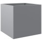 vidaXL Jardineras 2 unidades acero galvanizado plateado 42x40x39 cm vidaXL Jardineras 2 unidades acero galvanizado plateado 42x40x39 cm
