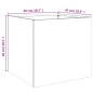 vidaXL Jardineras 2 uds acero laminado en frío verde oliva 49x47x46 cm vidaXL Jardineras 2 uds acero laminado en frío verde oliva 49x47x46 cm