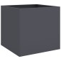 vidaXL Jardineras 2 uds acero laminado en frío antracita 49x47x46 cm vidaXL Jardineras 2 uds acero laminado en frío antracita 49x47x46 cm