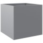 vidaXL Jardineras 2 unidades acero galvanizado plateado 49x47x46 cm vidaXL Jardineras 2 unidades acero galvanizado plateado 49x47x46 cm