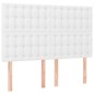vidaXL Cama box spring con colchón cuero sintético blanco 140x200cm vidaXL Cama box spring con colchón cuero sintético blanco 140x200cm