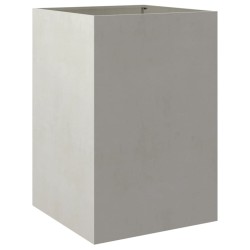 vidaXL Jardinera de acero inoxidable plateado 52x48x75 cm