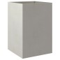 vidaXL Jardinera de acero inoxidable plateado 52x48x75 cm vidaXL Jardinera de acero inoxidable plateado 52x48x75 cm