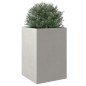 vidaXL Jardinera de acero inoxidable plateado 52x48x75 cm vidaXL Jardinera de acero inoxidable plateado 52x48x75 cm