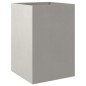 vidaXL Jardinera de acero inoxidable plateado 52x48x75 cm vidaXL Jardinera de acero inoxidable plateado 52x48x75 cm