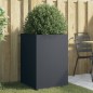 vidaXL Jardinera de acero laminado en frío antracita 52x48x75 cm vidaXL Jardinera de acero laminado en frío antracita 52x48x75 cm