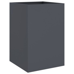 vidaXL Jardinera de acero laminado en frío antracita 52x48x75 cm