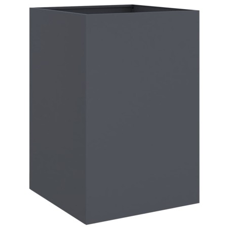 vidaXL Jardinera de acero laminado en frío antracita 52x48x75 cm