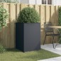 vidaXL Jardinera de acero laminado en frío antracita 52x48x75 cm vidaXL Jardinera de acero laminado en frío antracita 52x48x75 cm