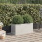 vidaXL Jardinera de acero inoxidable plateado 62x30x29 cm vidaXL Jardinera de acero inoxidable plateado 62x30x29 cm