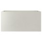vidaXL Jardinera de acero inoxidable plateado 62x30x29 cm vidaXL Jardinera de acero inoxidable plateado 62x30x29 cm