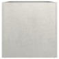 vidaXL Jardinera de acero inoxidable plateado 62x30x29 cm vidaXL Jardinera de acero inoxidable plateado 62x30x29 cm