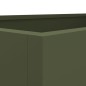 vidaXL Jardinera de acero laminado en frío verde oliva 62x40x39 cm vidaXL Jardinera de acero laminado en frío verde oliva 62x40x39 cm