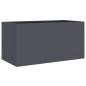 vidaXL Jardinera de acero laminado en frío antracita 62x30x29 cm vidaXL Jardinera de acero laminado en frío antracita 62x30x29 cm