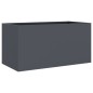 vidaXL Jardinera de acero laminado en frío antracita 62x30x29 cm vidaXL Jardinera de acero laminado en frío antracita 62x30x29 cm