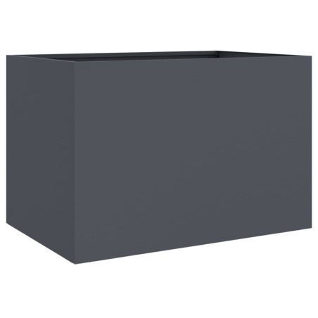 vidaXL Jardinera de acero laminado en frío antracita 62x47x46 cm