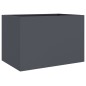 vidaXL Jardinera de acero laminado en frío antracita 62x47x46 cm vidaXL Jardinera de acero laminado en frío antracita 62x47x46 cm