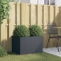 vidaXL Jardinera de acero laminado en frío antracita 62x47x46 cm vidaXL Jardinera de acero laminado en frío antracita 62x47x46 cm