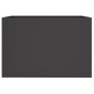 vidaXL Jardinera de acero laminado en frío negro 62x47x46 cm vidaXL Jardinera de acero laminado en frío negro 62x47x46 cm