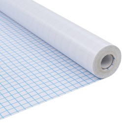 vidaXL Lámina de ventana esmerilada diseño de rayas PVC