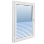 vidaXL Lámina de ventana esmerilada diseño de rayas PVC vidaXL Lámina de ventana esmerilada diseño de rayas PVC