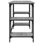 vidaXL Escritorio metal madera de ingeniería gris Sonoma 140x50x75 cm vidaXL Escritorio metal madera de ingeniería gris Sonoma 140x50x75 cm