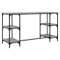 vidaXL Escritorio metal madera de ingeniería gris Sonoma 140x50x75 cm vidaXL Escritorio metal madera de ingeniería gris Sonoma 140x50x75 cm
