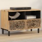 vidaXL Mueble de TV madera maciza de mango 70x33x46 cm