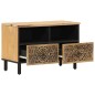 vidaXL Mueble de TV madera maciza de mango 70x33x46 cm