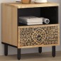 vidaXL Mesita de noche de madera maciza de mango 40x33x46 cm vidaXL Mesita de noche de madera maciza de mango 40x33x46 cm