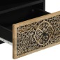 vidaXL Mesita de noche de madera maciza de mango 40x33x46 cm vidaXL Mesita de noche de madera maciza de mango 40x33x46 cm