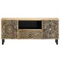 vidaXL Mueble de TV madera maciza de mango 105x33x46 cm