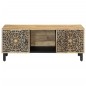 vidaXL Mesa de centro de madera maciza mango 100x54x40 cm vidaXL Mesa de centro de madera maciza mango 100x54x40 cm