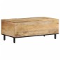 vidaXL Mesa de centro de madera maciza mango 100x54x40 cm vidaXL Mesa de centro de madera maciza mango 100x54x40 cm