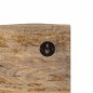 vidaXL Perchero de pared con 4 ganchos madera maciza de mango vidaXL Perchero de pared con 4 ganchos madera maciza de mango